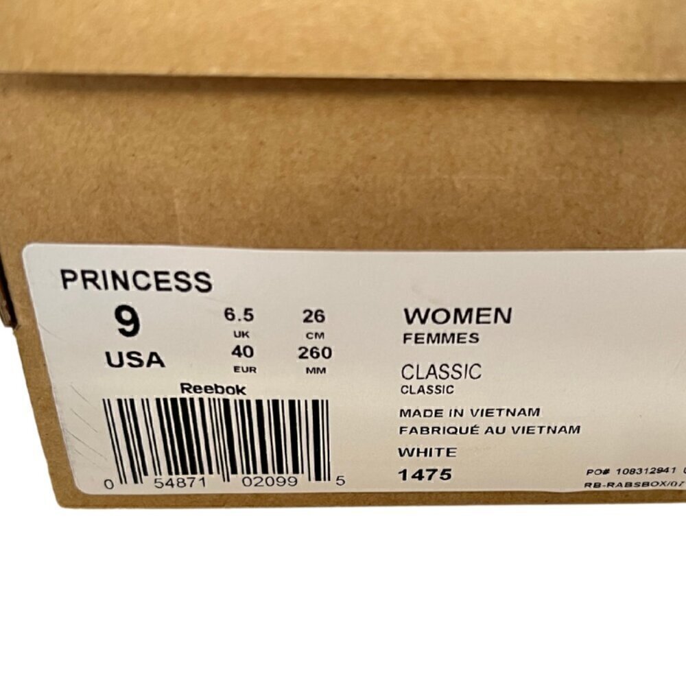 Reebok Women's Classics Princess Sneaker Tennis Shoes, Size 9 - Picture 2 of 6